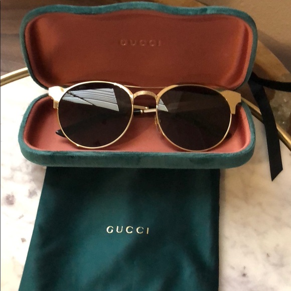 Gucci Accessories - Gold Gucci Sunglasses